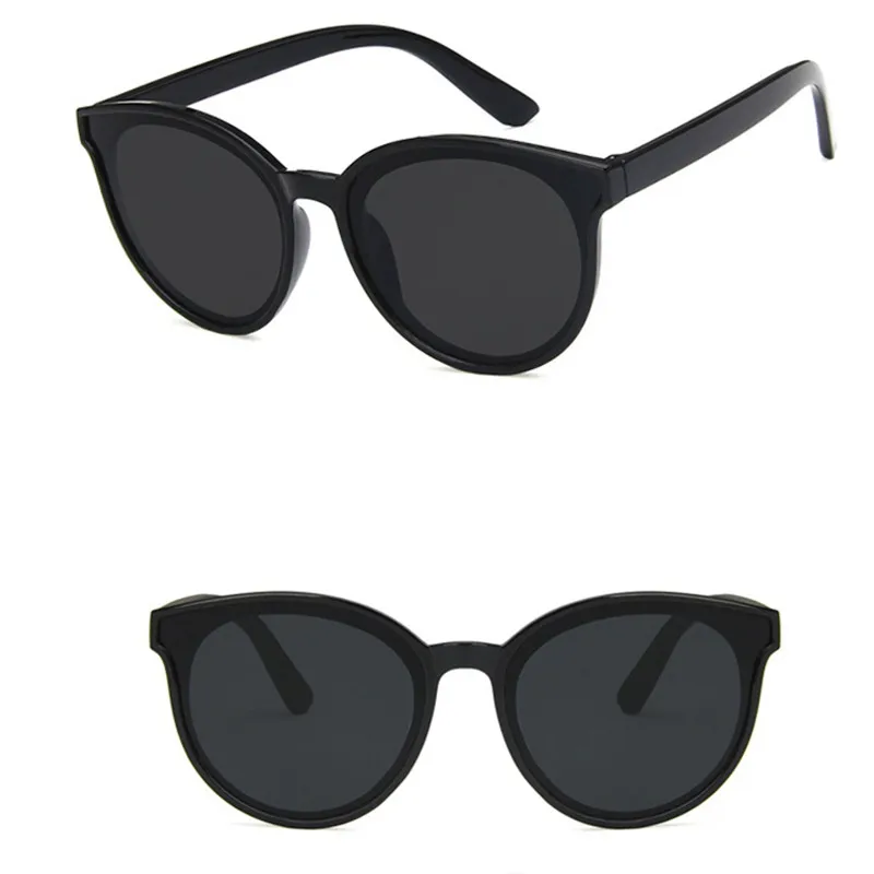 

UV400 Protection Eyewear Kids Fashion Sunglasses Cute Cat Eye Sunglasses Children Summer Round Sun Glasses For Girls Boys