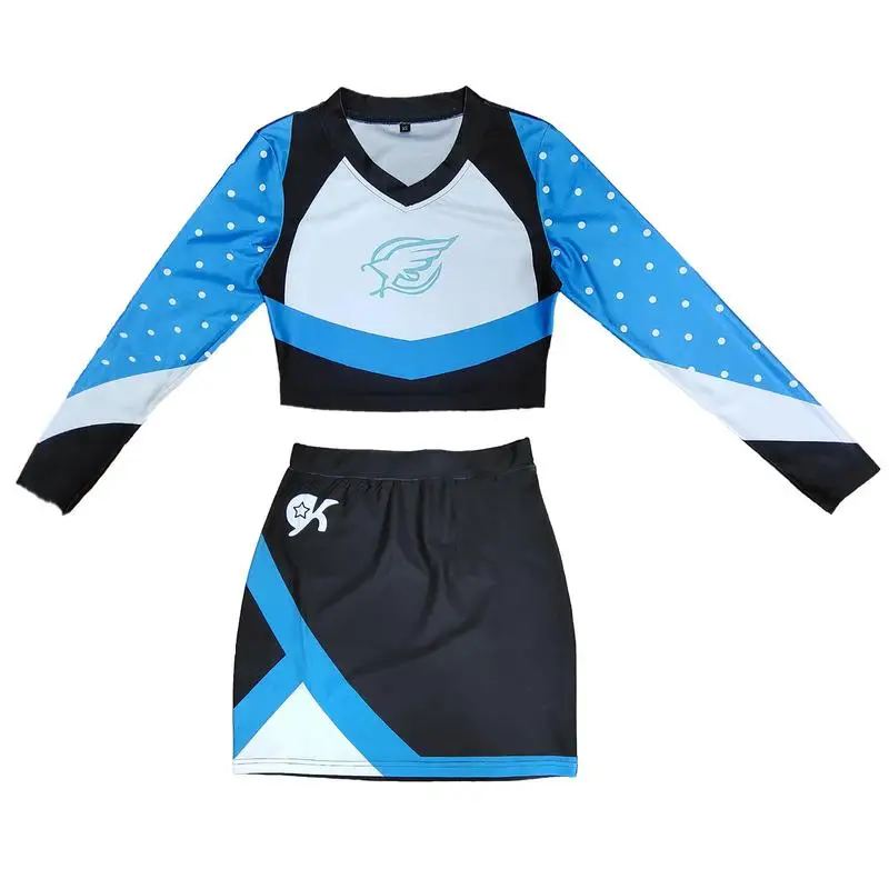 Euphoria Cheerleader Uniform Dress Maddy Outfit Cosplay Costume School Musical Sports Team Suit Maddy Costume for Girls Women