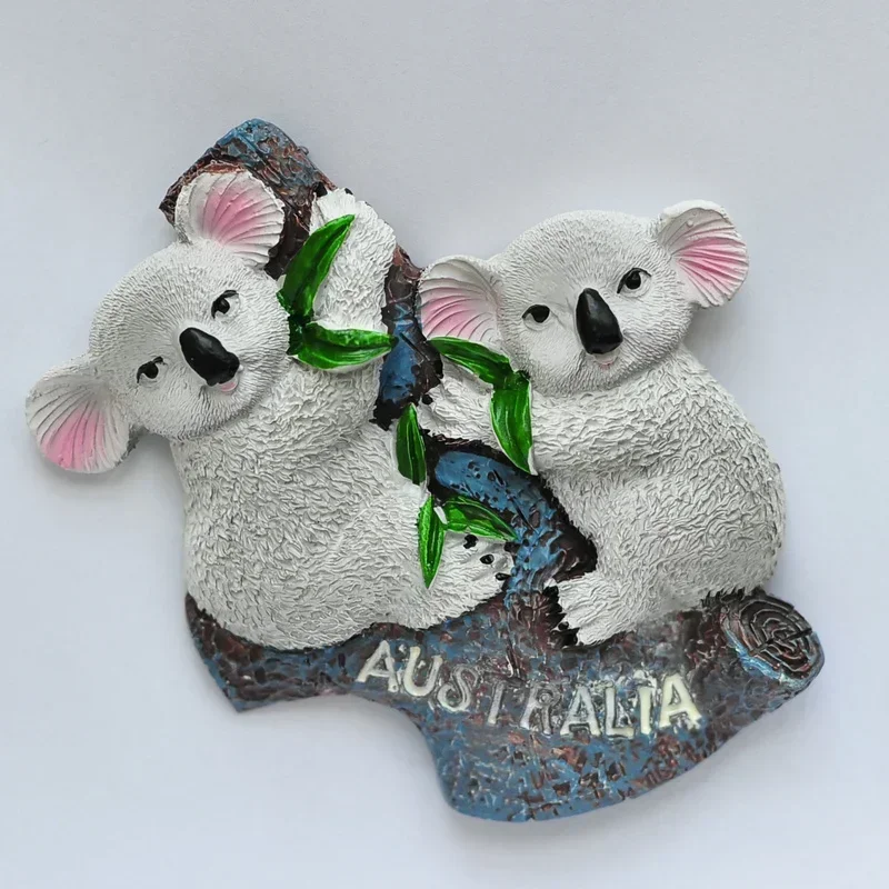 Австралийский магнит на холодильник Коала сувенир 3D магнитные наклейки из смолы