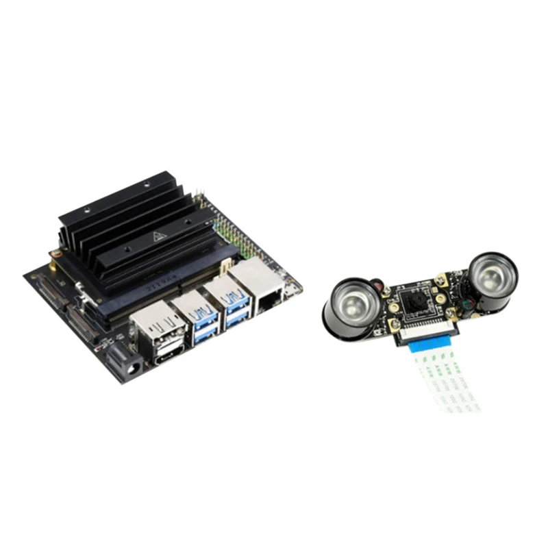 

For Jetson Nano 4GB Developer AI Artificial Intelligence Development Board with Infrared Night Vision 77° 8MP Camera