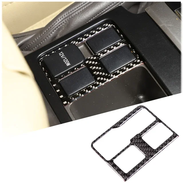 

Мягкая рамка из углеродного волокна для Toyota Land Cruiser Prado FJ150 150 2010-2017, автомобильные аксессуары