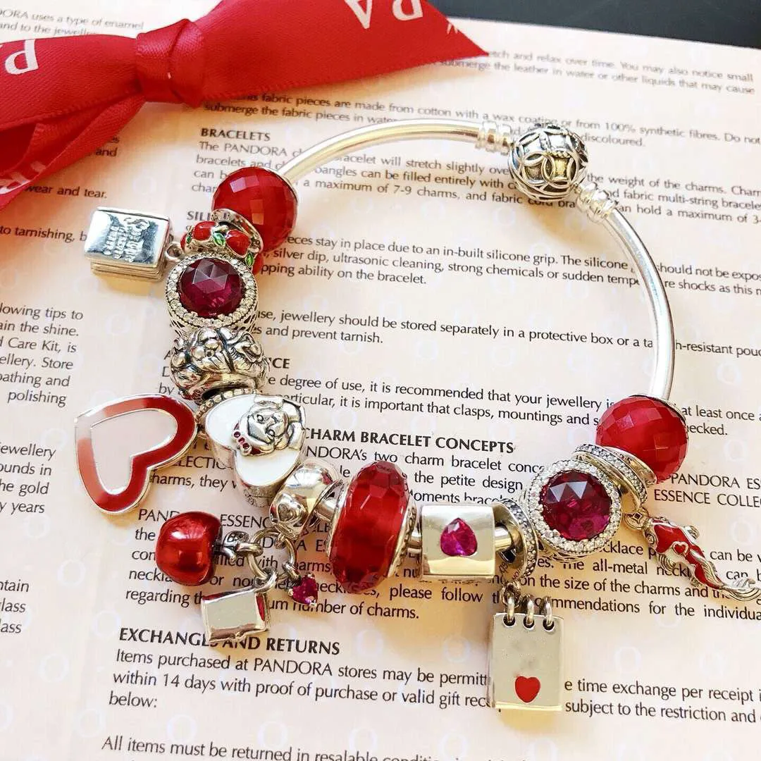 

LIDU 100%925 Sterling Silver High Quality Christmas Apple Bracelet For Friends Free Delivery Manufacturers Wholesale