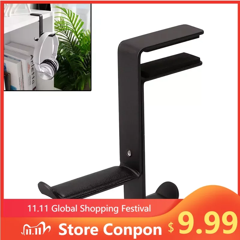 

Mount Universal Office Hanger Gaming Headphone Stand Bracket Display Rack Headset Holder Space Saving Table Clamp