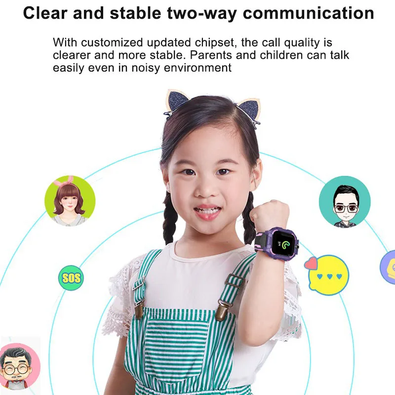 Smartwatch Kids Xiaomi GPS Voice Call SOS Help Waterproof 4G Smart Watch Camera Locate Phone for Students Boys Girls |