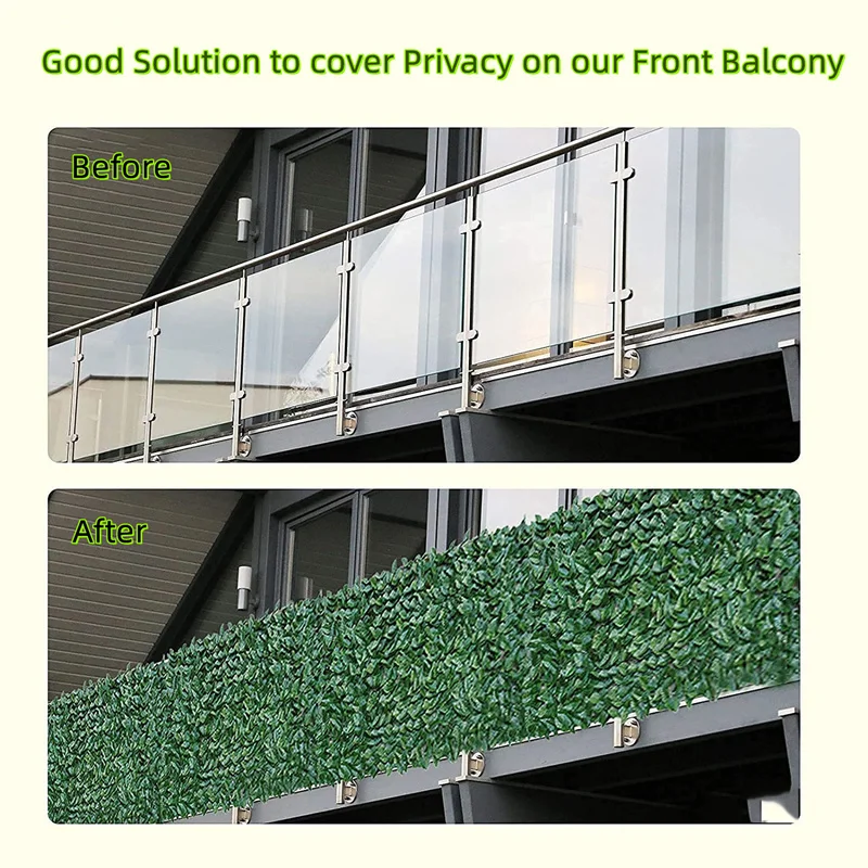 Искусственные листья забор для конфиденциальности рулон настенный ограждение