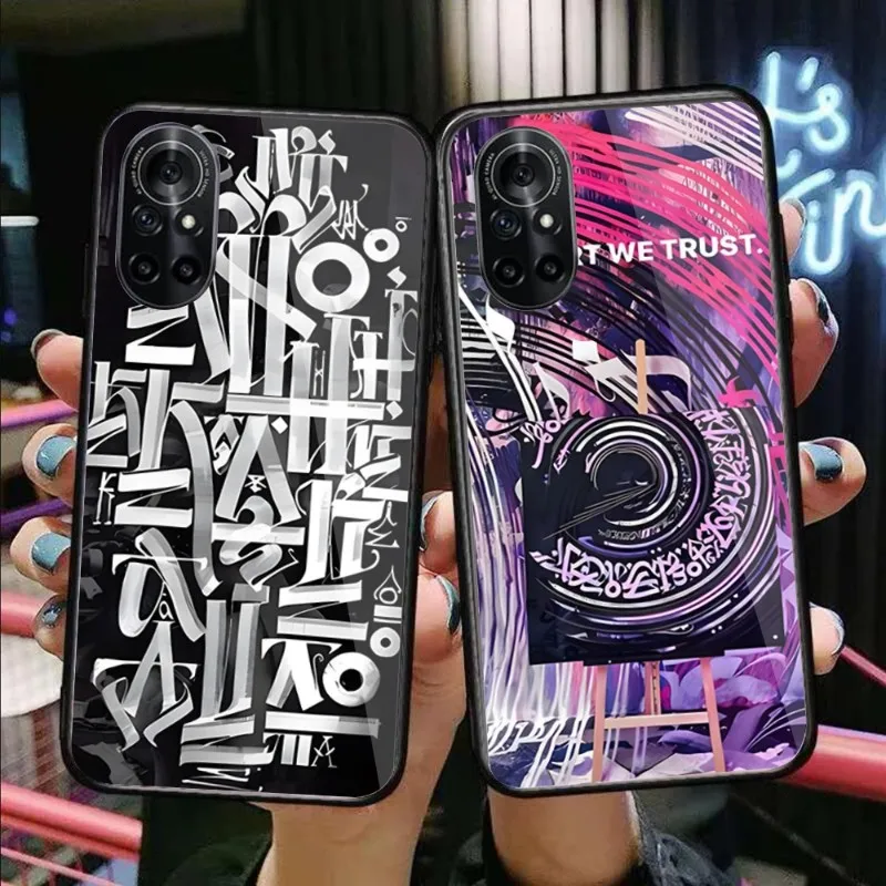 

Чехол Pokras Lampas для телефона Huawei P50 P40 P30 P20 Pro Mate 40 30 20 Pro Nova 9 8 7 PC стеклянный чехол для телефона