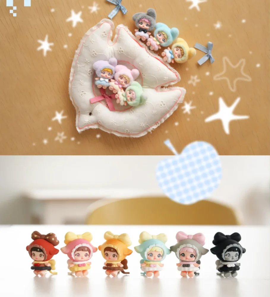 Фото Оригинальный новый брелок-кукла Nommi Sweetheart Plan Blind Box, милая настольная фигурка, трендовый коллекционный сюрприз-подарок для девочек-подростков №4