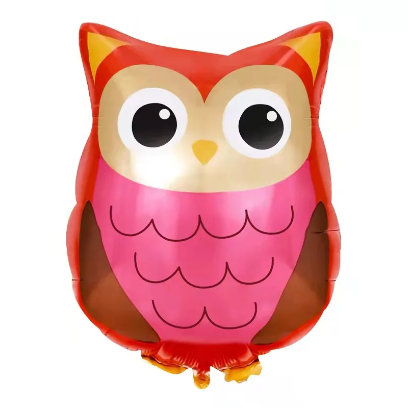 Animal Helium Balloon Cute Squirrel Fox Penguin Foil Balloon Baby Shower Happy Birthday Party Decorations Kids Toy Air Globos