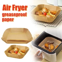 103050pcs square air fryer disposable paper liner non stick baking oil proof water proof perfect for roasting microwave