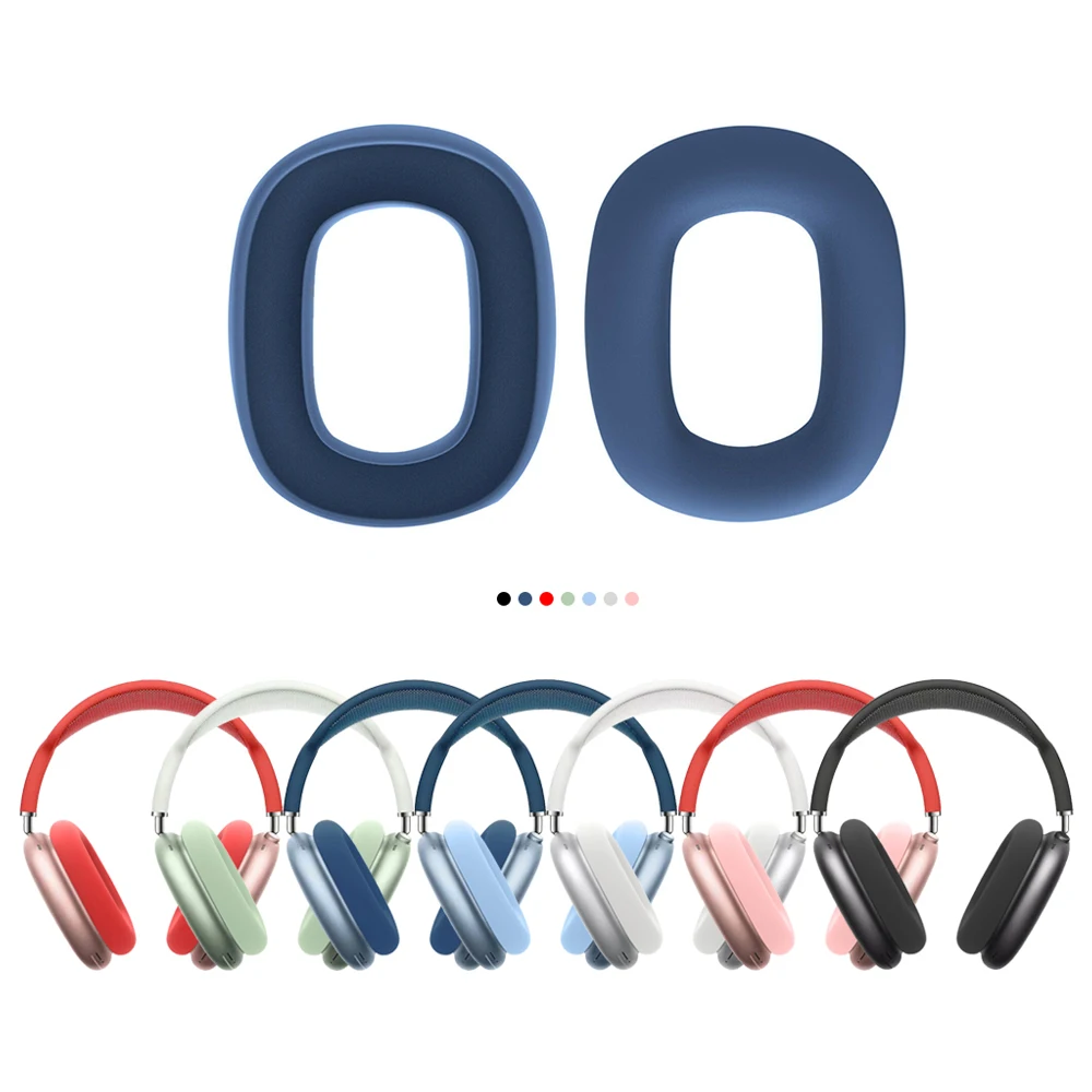 

For AirPods Max Replacement Silicone Ear Pads Cushion Cover Headphone EarPads Earmuff Protective Case Sleeve Headset Accessory