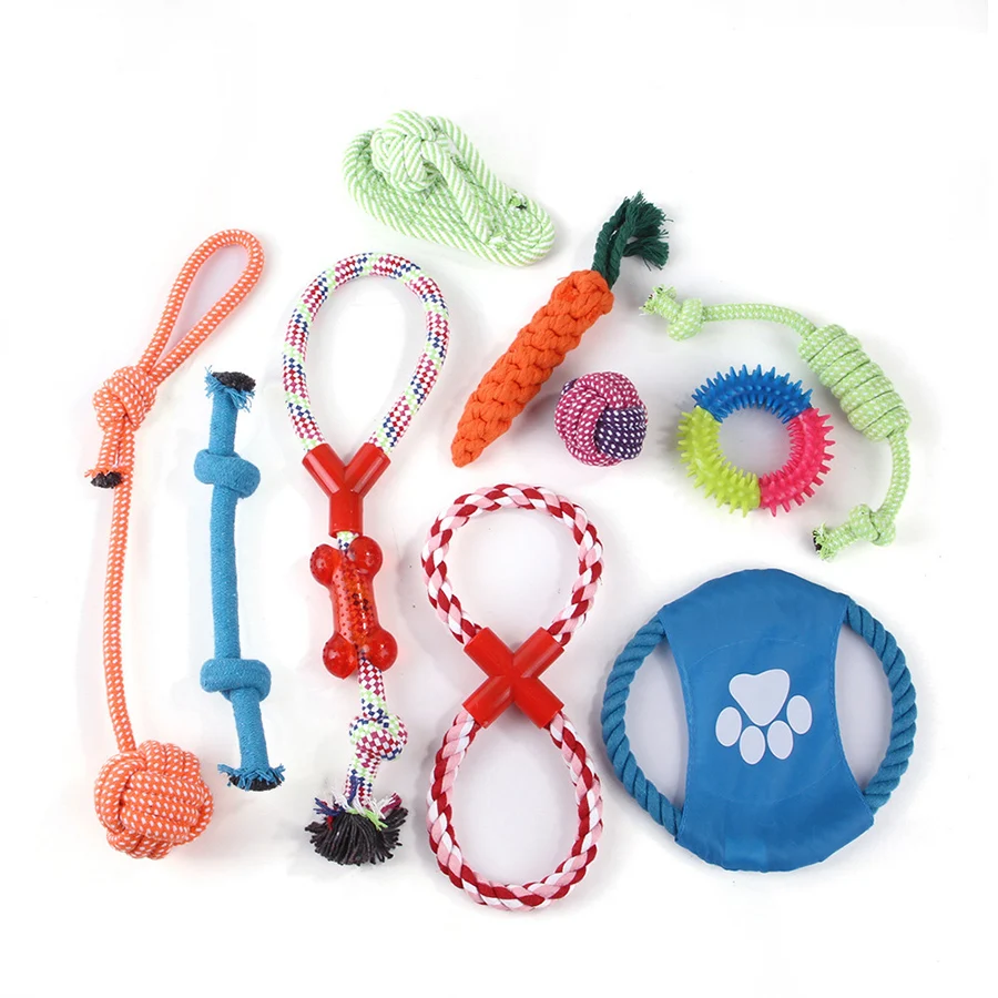 1 шт. набор хлопковых веревок для животных