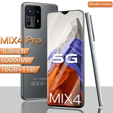 2022 MIX4 Pro Global Version Smartphone 6.8 inch 16GB+1TB Mobile Phones Unlocked Cell phone Celulares 5G  Network Unlock Phones