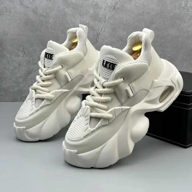 Zapatos Para Hombres 2024 Nuevos Transpirables Y Casual Correr Deportivos Con Suelas Gruesas