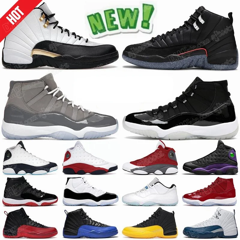 

12s Royalty Taxi Utility Grind 11S Basketball Shoes Cool Gray Legend Blue Concord 13s Bred Mens 11s 12S