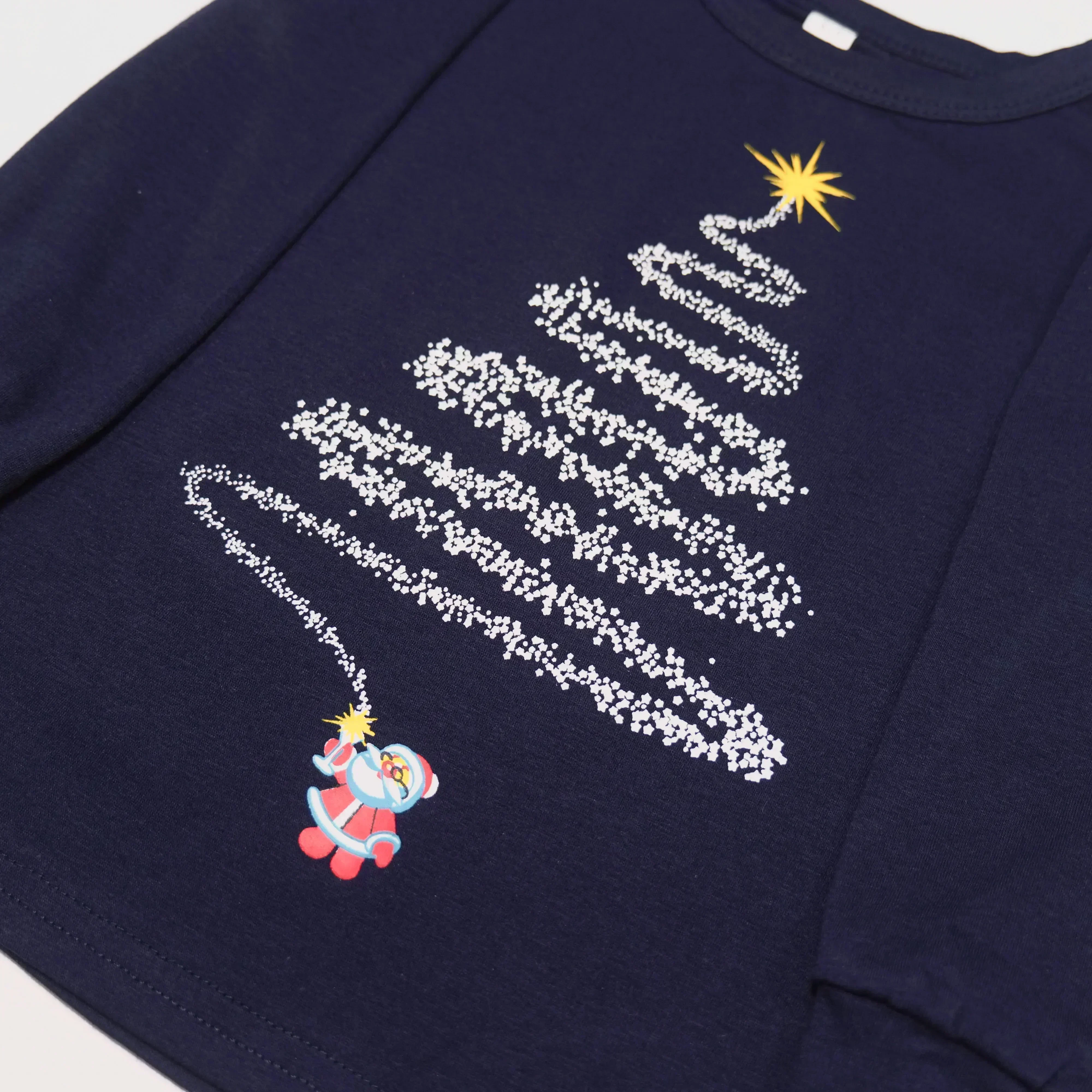 Рождественский семейный одинаковый пижамный комплект с принтом фейерверка для