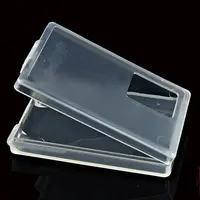 Small Parts Transparent Collapsible Plastic Boxes Small Jewelry Storage Packaging Box Blade Box