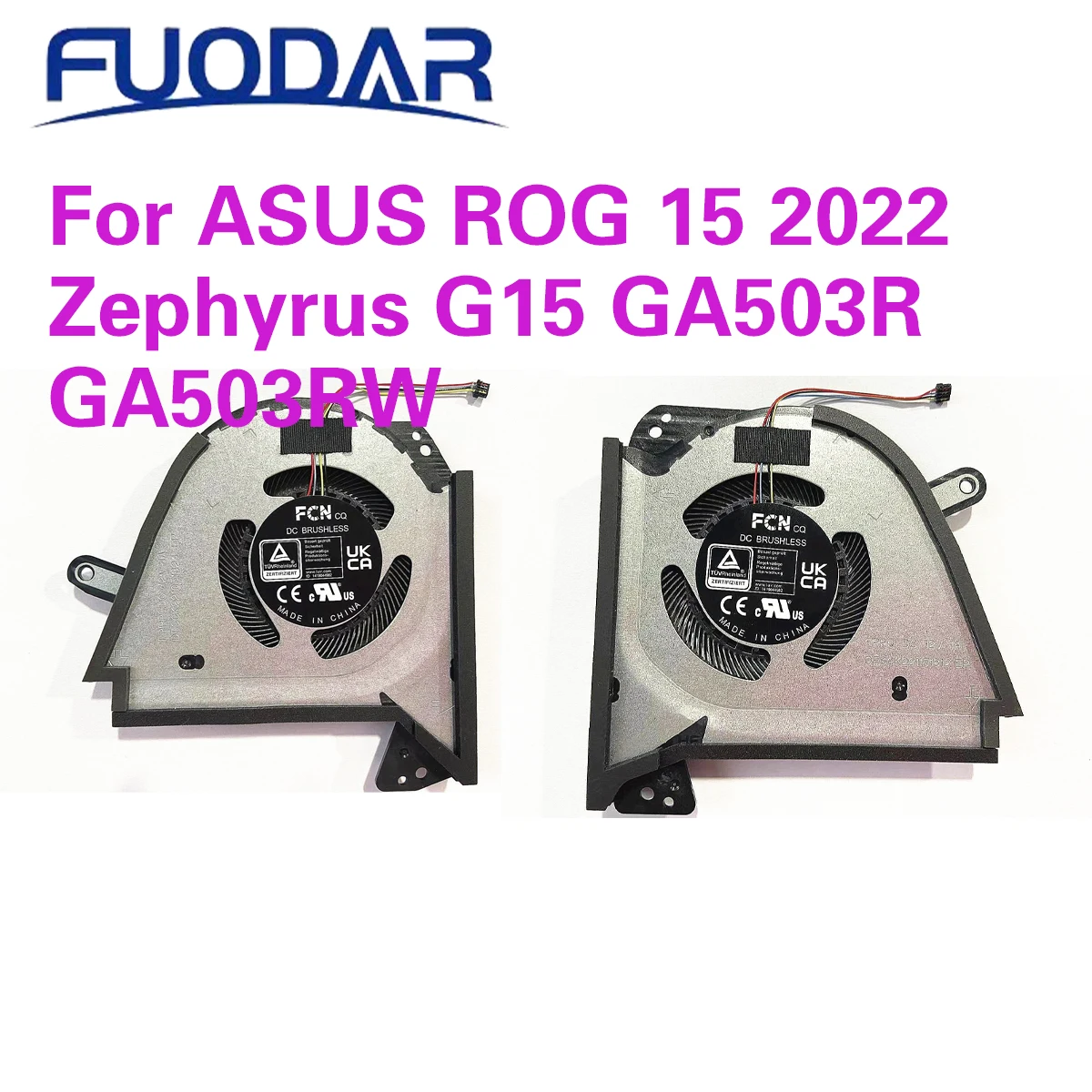 

For ASUS ROG 15 2022 Zephyrus G15 GA503R GA503RW Computer CPU Cooling Fans Radiator replacement laptop parts New