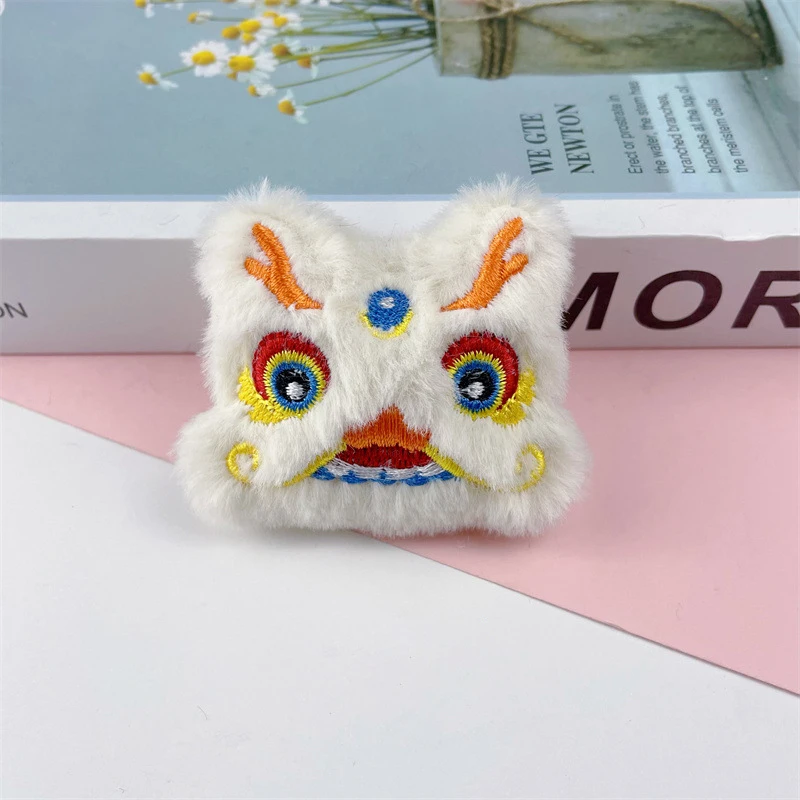 Милая игрушка-танец льва кулон брелок мультяшная мягкая кукла брошь