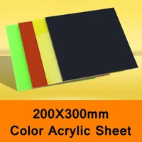 colored acrylic sheet color plexiglass plate diy toy accessories technology model parts pottery sculpture cnc material 200300mm