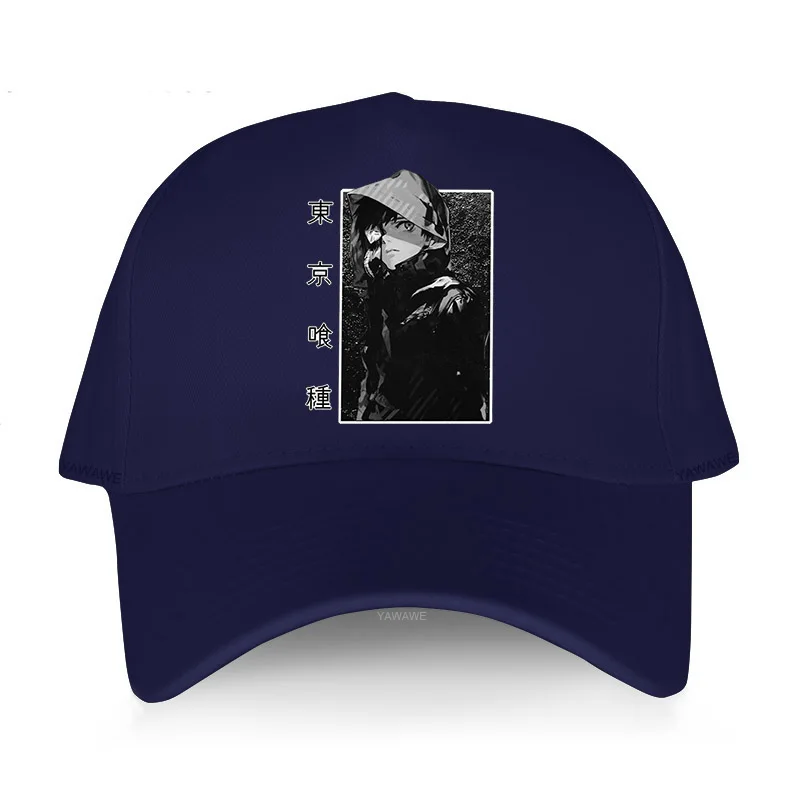 

Vintage hot sale caps outdoor unisex summer hat Kaneki Ken Tokyo Ghoul Cotton print Baseball cap men adjustable hip hop Hat