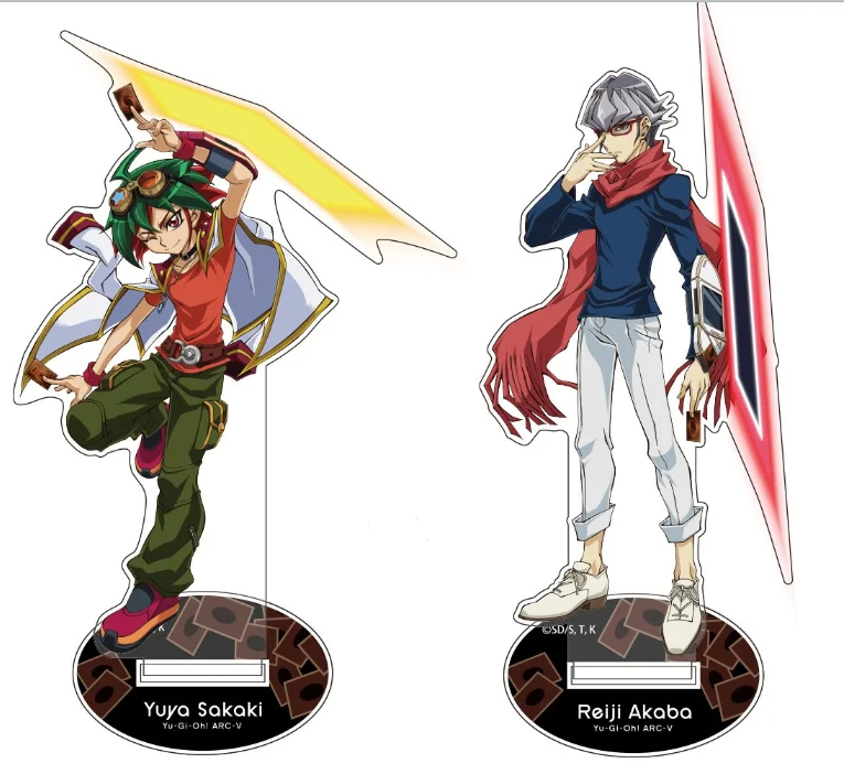 

Ю-Ги-о! ARC-V фигурка куклы игра Yu Gi Oh YuGiOh Yuya Sakaki Reiji Akaba акриловая фигурка стоячая модель игрушка