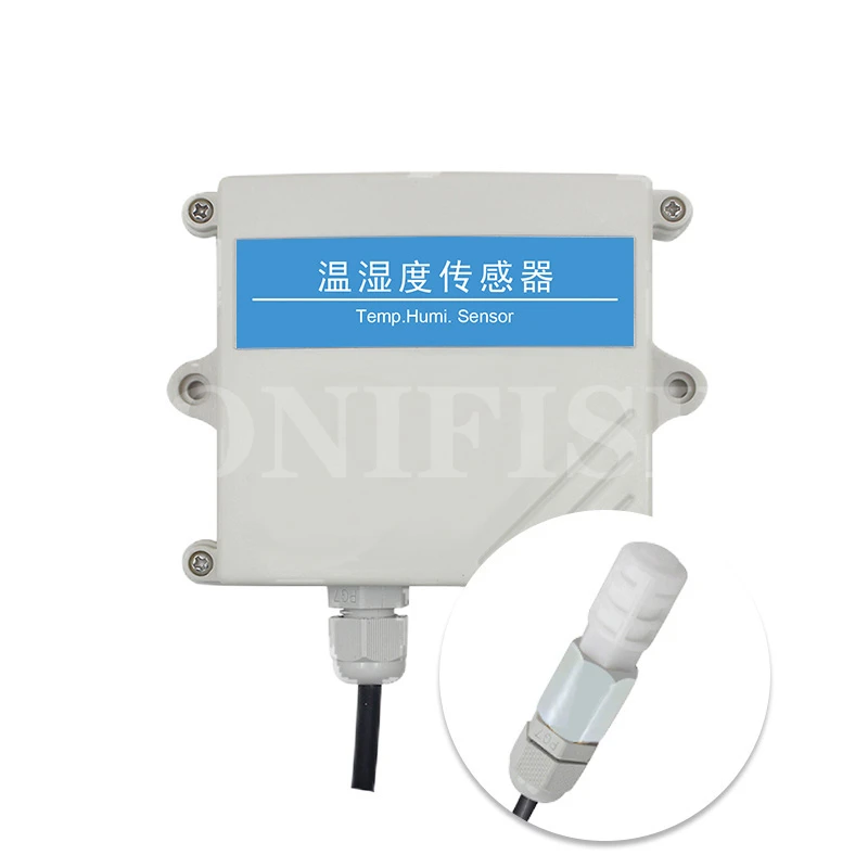 

Датчик температуры и влажности, передатчик RS485 для контроля за теплицами в сельском хозяйстве, epitaxial, водонепроницаемый зонд