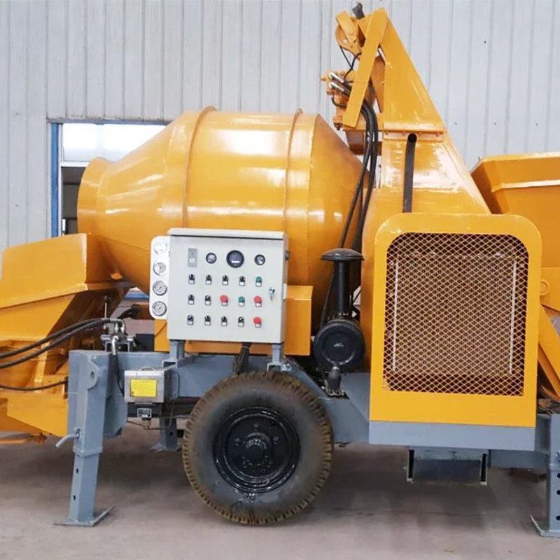 Дизельный Электрический мини-Бетономешалка насос 2024 горячая Распродажа