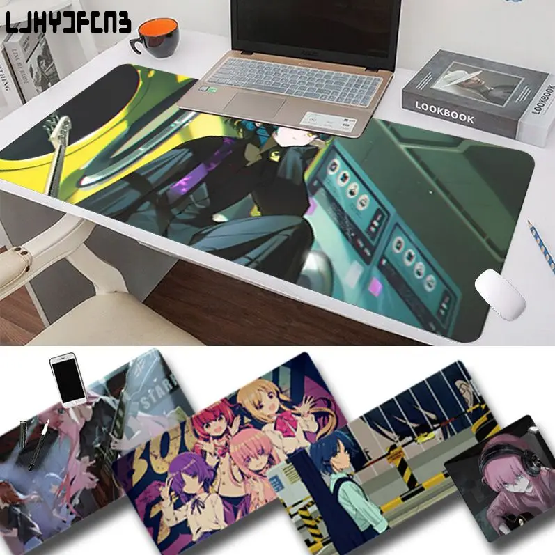 LJHYDFCNB Bocchi The Rock! Cool Gamer Speed Mice Retail Small Rubber Mousepad Size For Game Keyboard Pad