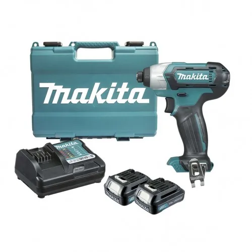 

Hot Sales Ma kita Drill 2xBattery 12V 1.5Ah Mobile Impact Driver Kit TD110DWYE Hand Drill