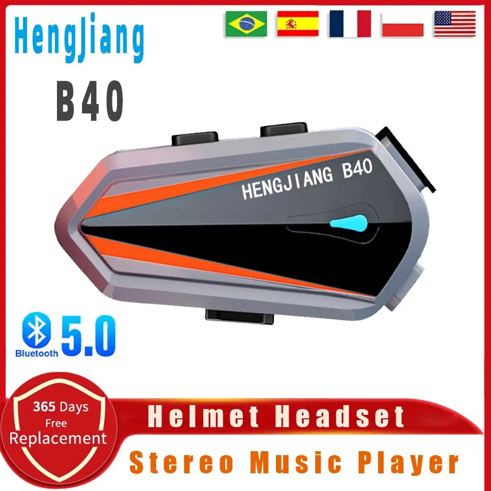 Heng Jiang B40 шлем Bluetooth-гарнитура без смешивания наушников 1600 мАч V5.3