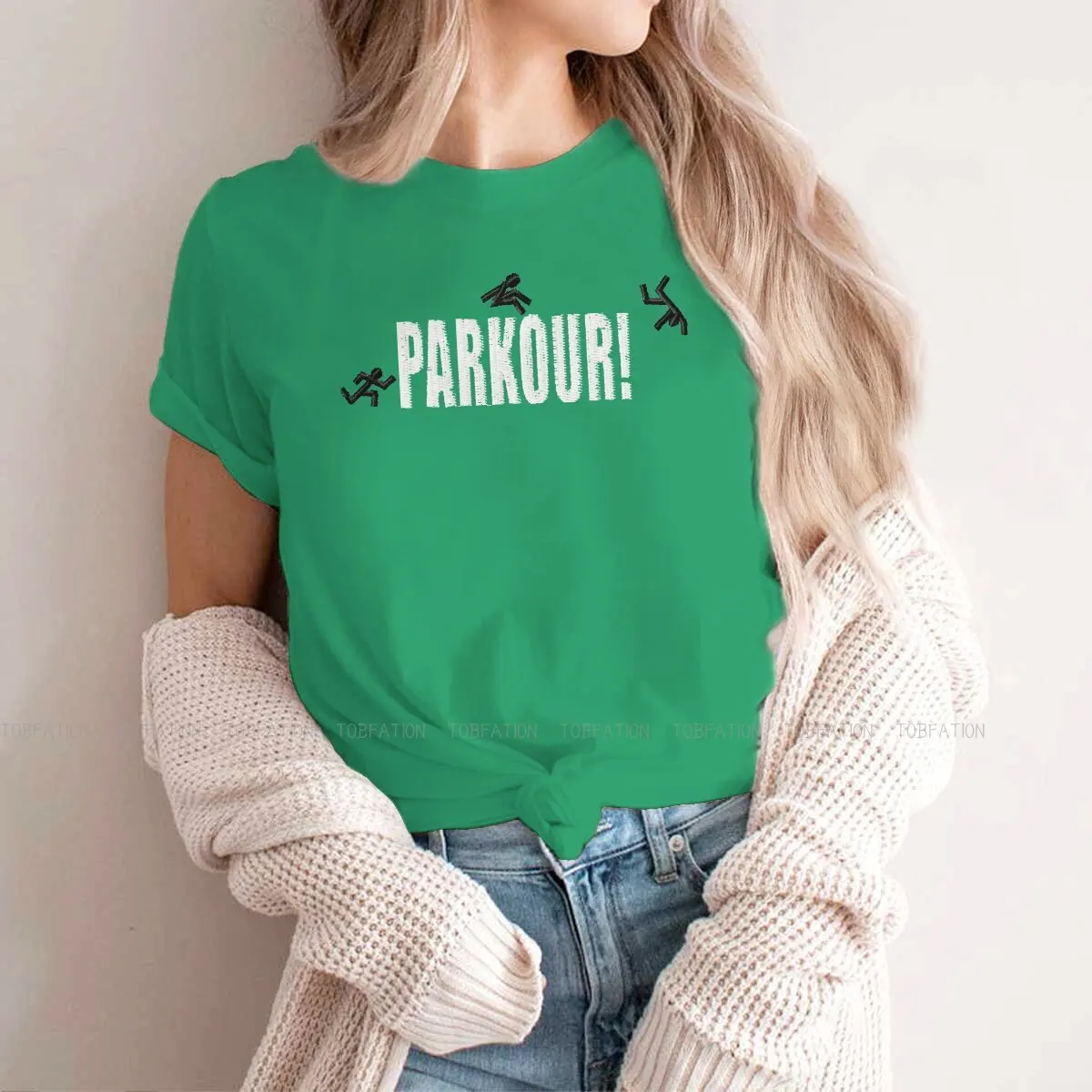 

Cool 4XL TShirt Parkour Run Free Freerunning Printing Streetwear Comfortable T Shirt Women Tee Unique