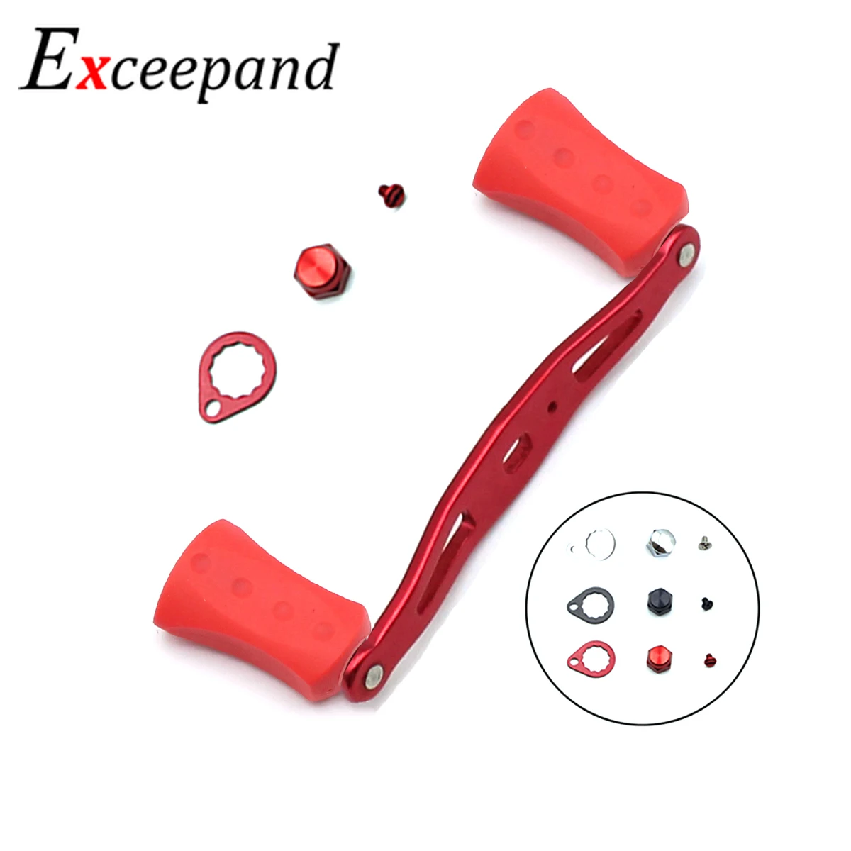 Рыболовная катушка с ручкой из алюминиевого сплава 100 мм 8 Х5