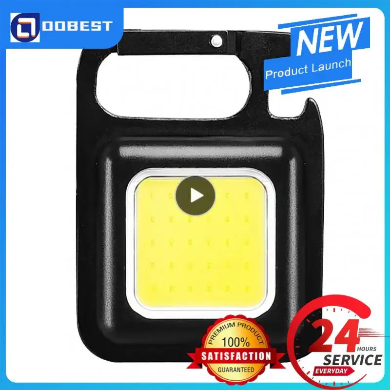 

4 Modes Keychain Light Usb Charging Light Bulbs Emergency Lamps Multifunctional Lamp Travel Accessories Flashlight Torch Mini