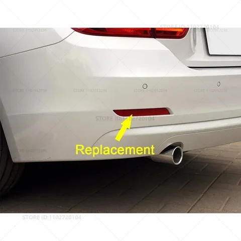 Для BMW 320i 328i 335i 428i 435i 2012-2016 гг., Hybrid 3 (F30 F32 F33) отражатель заднего бампера, сигнальный светильник 63147301187 63147301188