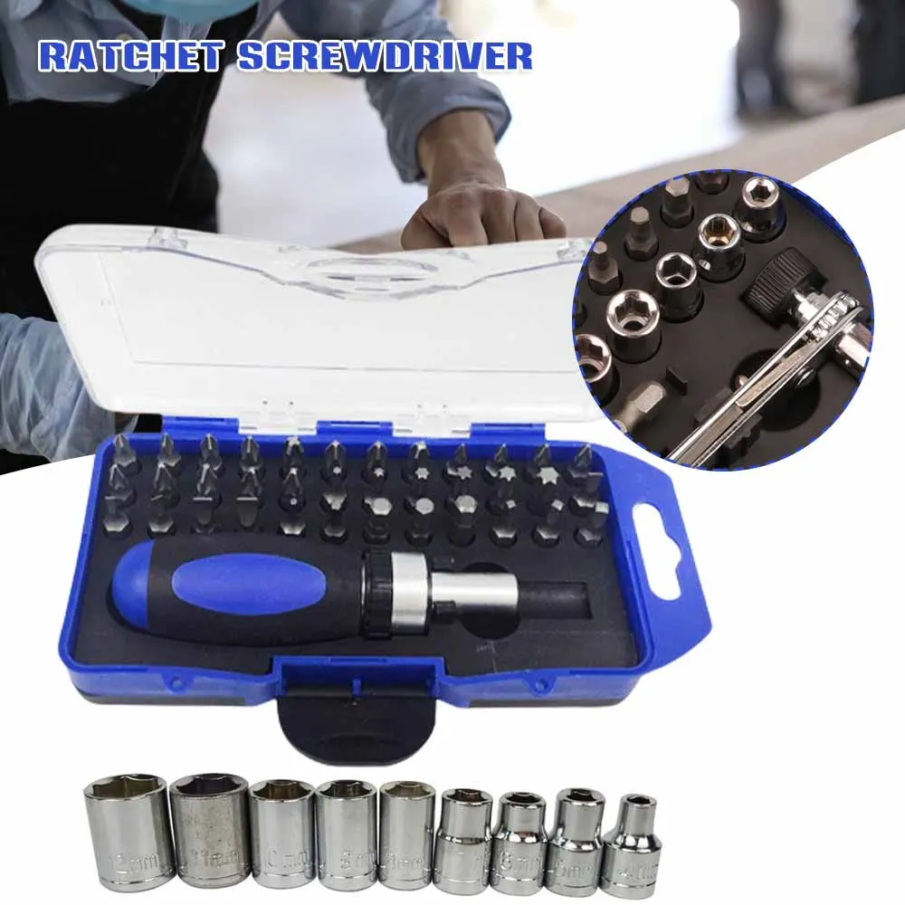 

Socket Screwdriver Set / Quick Wrench Ratchet Screwdriver Extension Connection 15.00 * 8.40 * 3.00cm Garage Kitchen Bathroom J2Y