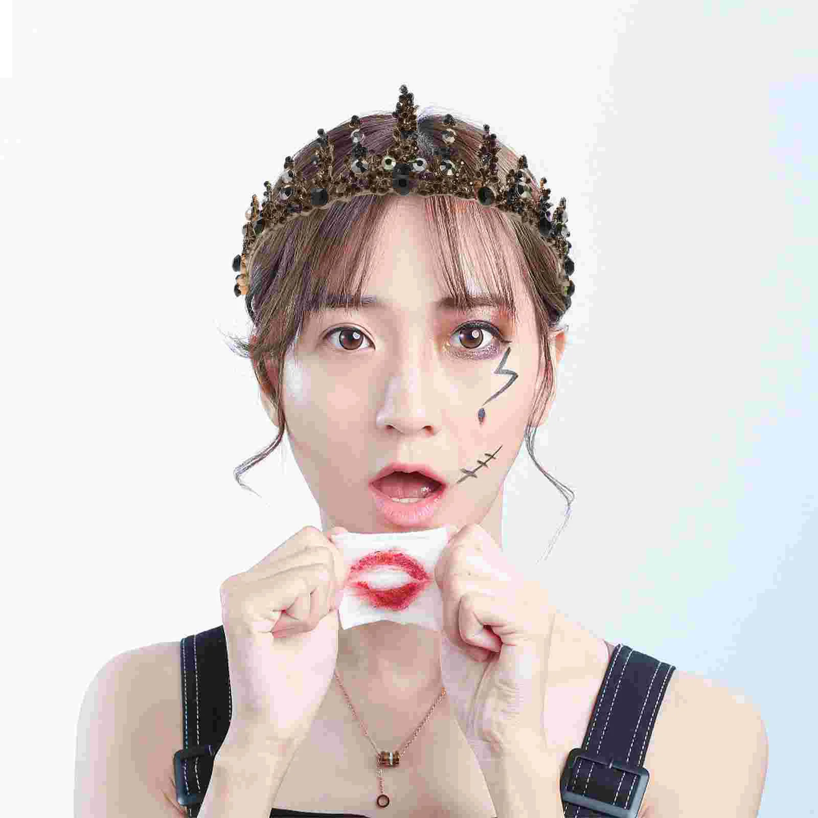 

1 шт. свадебная корона в стиле барокко, элегантная женская Корона (черная)