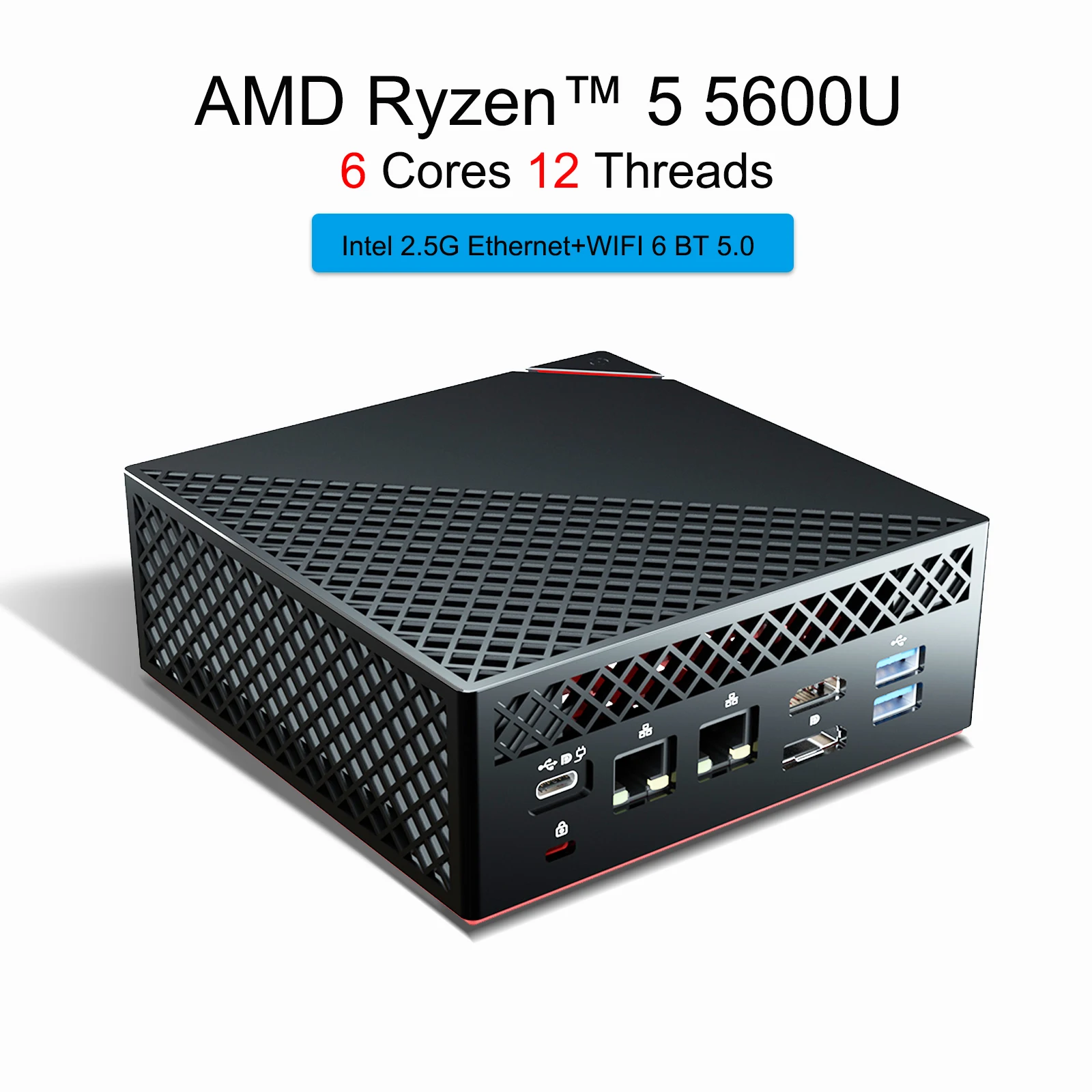 

Игровой десктопт Chatreey AN1P Ryzen 4500U 5600U 2,5G intel Ethernet 3x4K @ 60 ГГц выход Windows 11 игровой ПК NVME SSD
