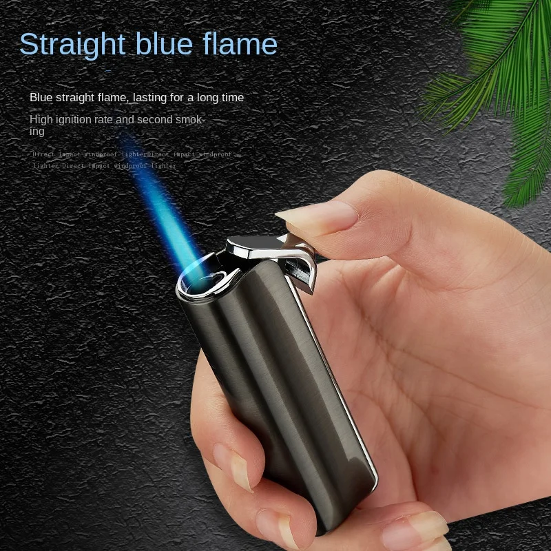 

Half cylindrical heavy-duty windproof lighter