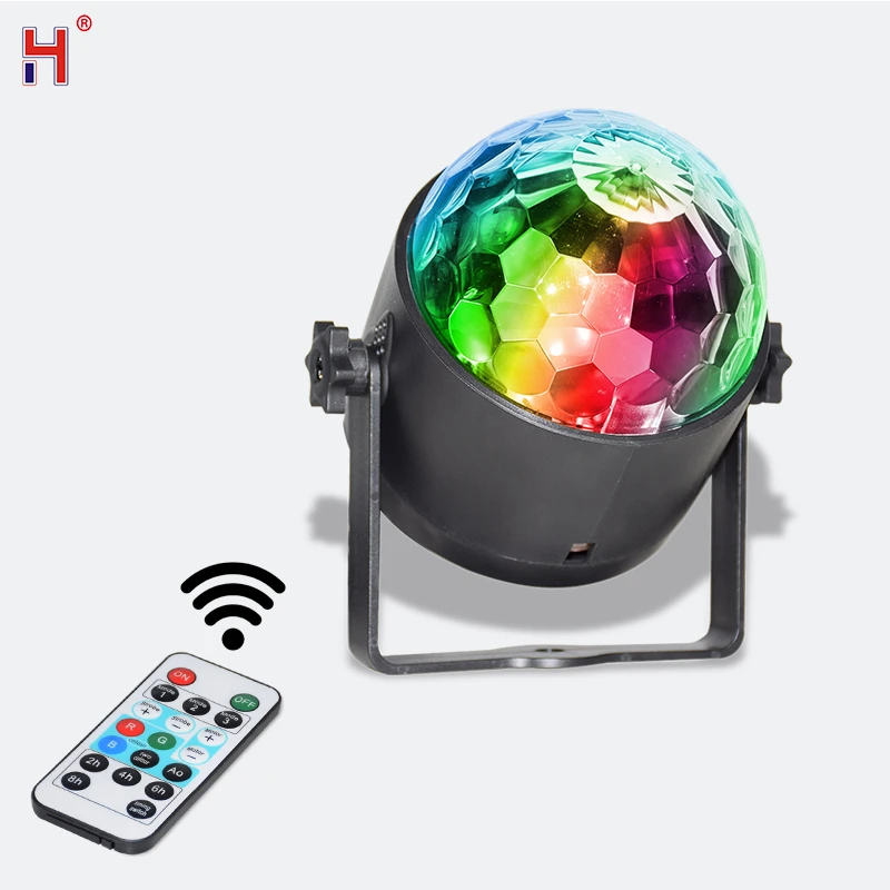Дискотечный шар дневной свет для Хэллоуина светодиодная мини-лампа со звуковой