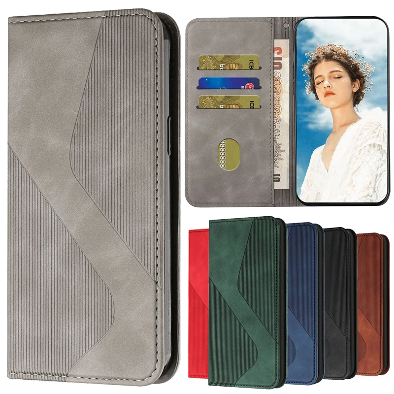 

Magnetic Leather Case For Motorola Moto G53 G23 G13 G73 E13 G 53 MotoG Stylus 5G Edge 30 Lite Plus 2023 Skin Feel Wallet Cover