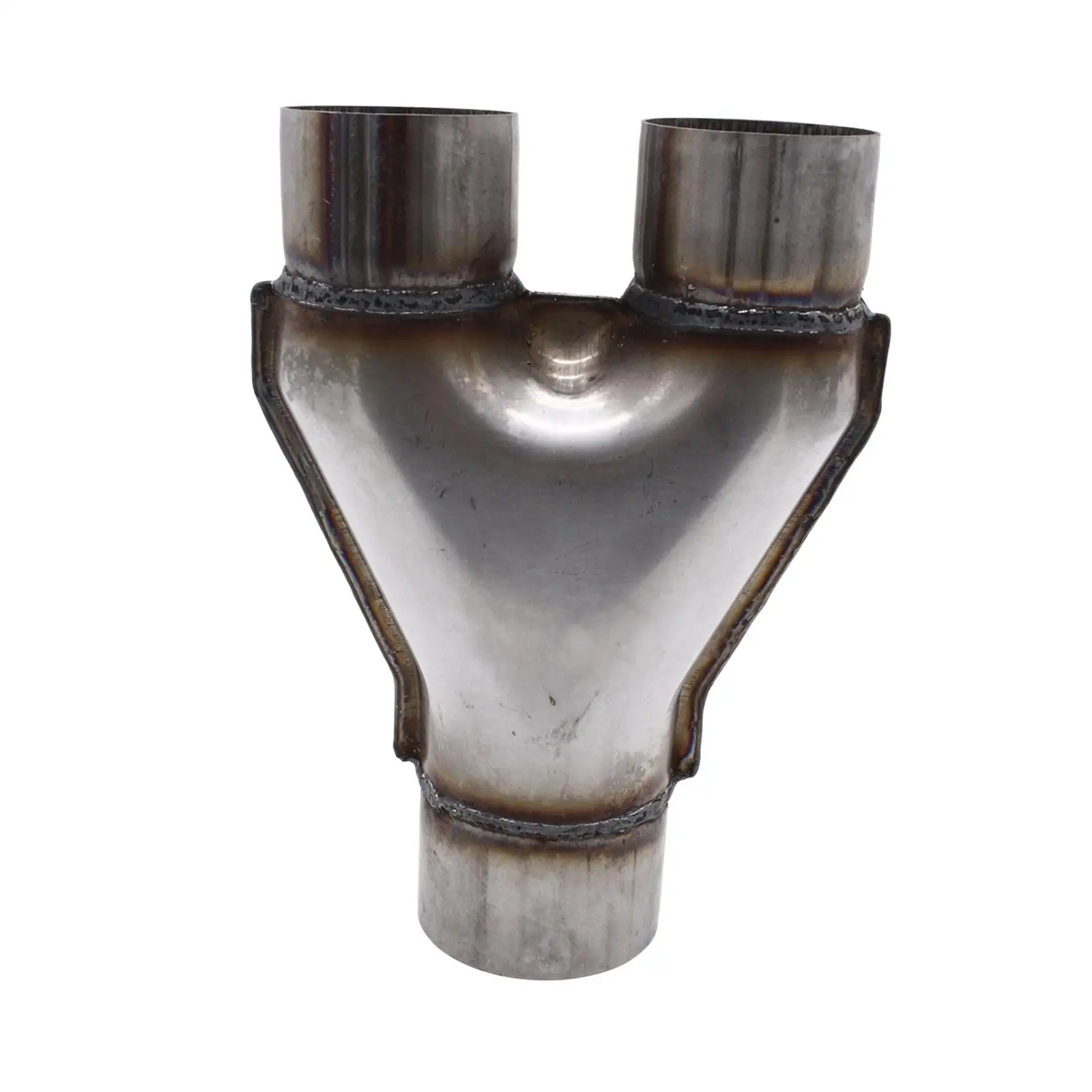 

Y Pipe 3" Single to 2.5" Exhaust Connector Professional Easily Install 10inch Overall Length Accessory Sturdy Universal Weld on