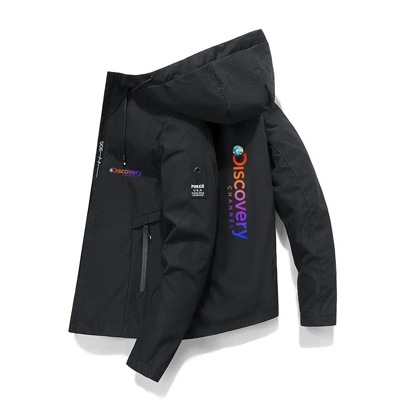 

Discovery Channel 2023 NEW Autumn/Winter Jacket Men's Expedition Scholar Top Jacket Outdoor Street Fashion Clothing Windbreaker
