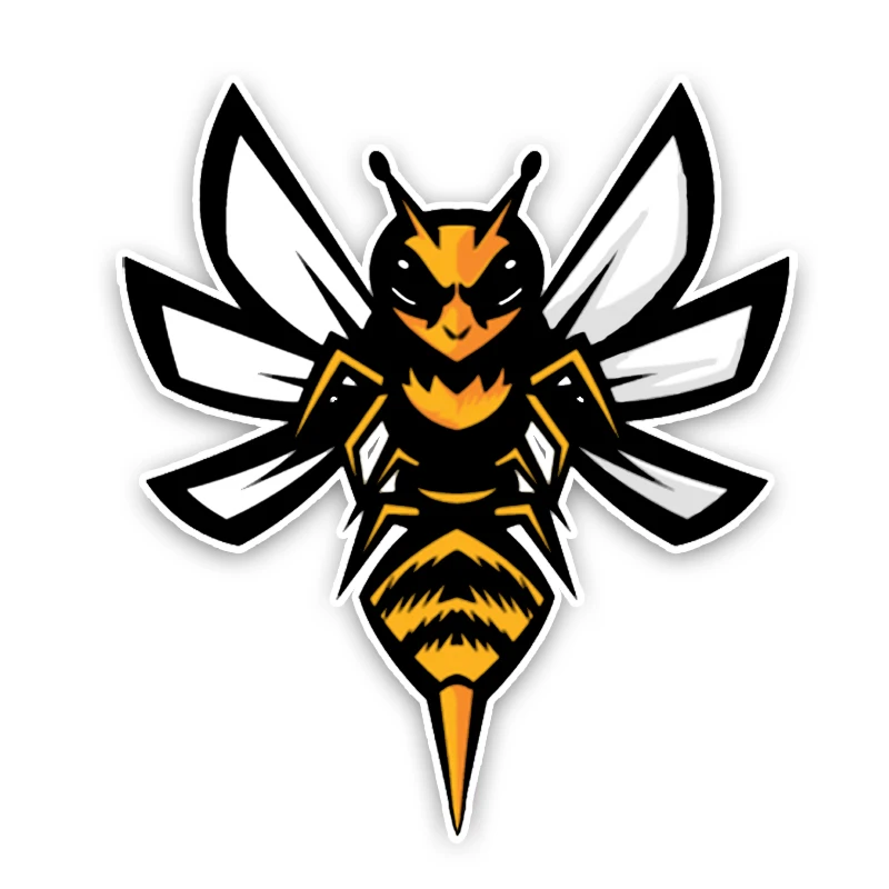 

Car Sticker Interesting Lovely Cartoon Hornets Colored PVC Graphic Decoration Waterproof Cover Scratches Decal,14.5CM16.5CM