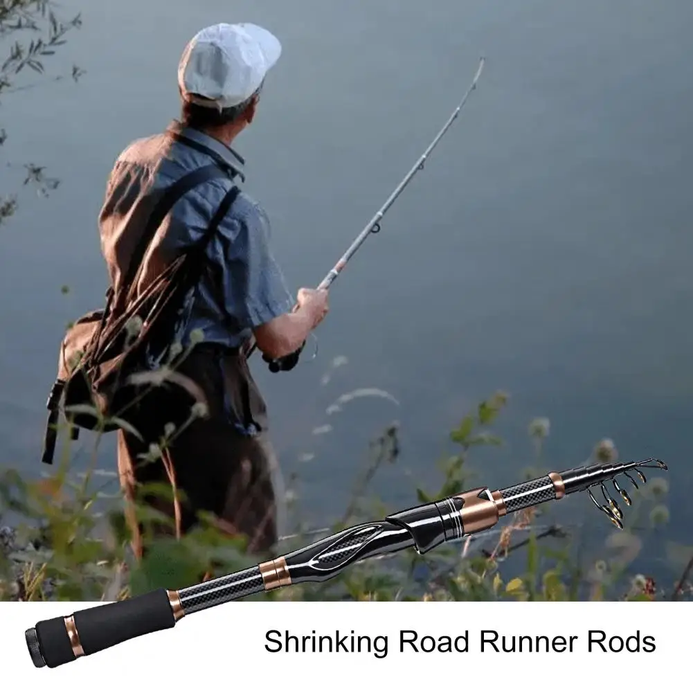 

Marine Fishing Rod Useful Sturdy Black Portable Carbon Fishing Rod Fishing Tools