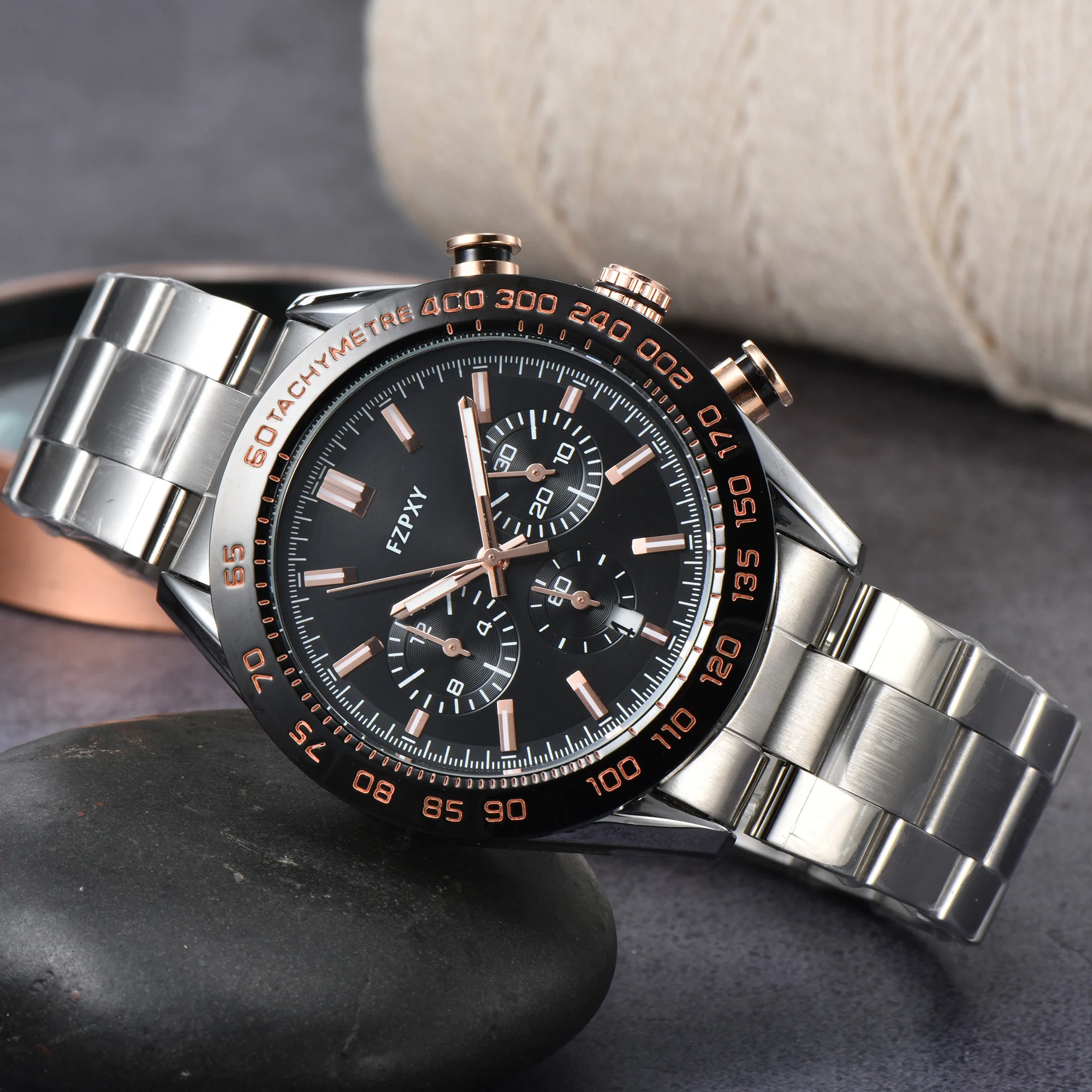 

Часы наручные TA113 мужские/женские с хронографом, брендовые многофункциональные классические стальные, в деловом стиле, ААА