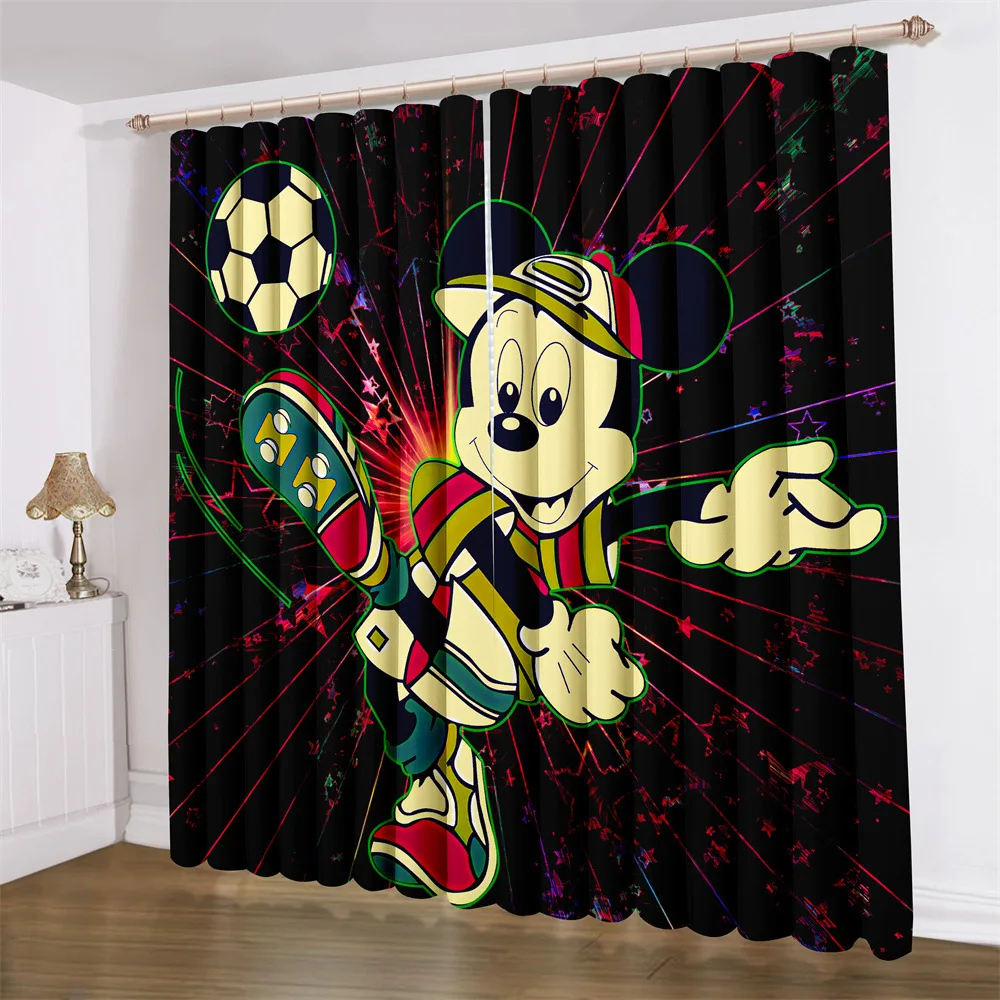 

Светонепроницаемые шторы с 3D рисунком Диснея, занавески для спальни, гостиной, декор для детей, детей, взрослых, крутые подарки