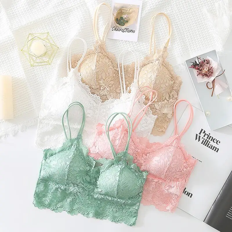 

women's，upper outer garment Protection against exposure bra lace beauty back chest wrap sexy underwear strapless garment