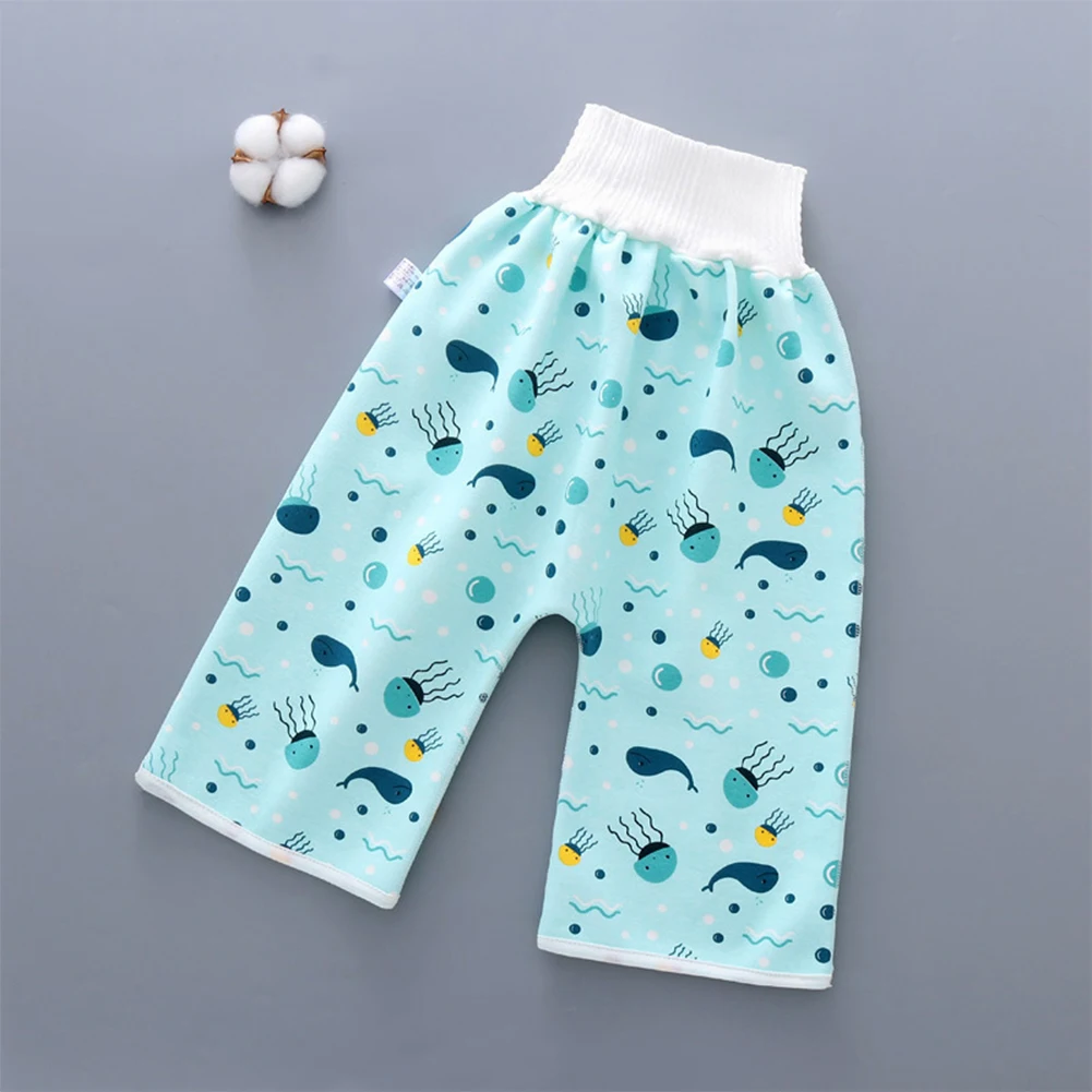 

High Waist Breathable Travel Absorbent Short Soft Cotton Anti Leakage Waterproof Baby Diaper Protect Belly Home Outdoor Camping