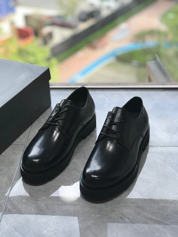 Мужские деловые туфли Maxdutti в британском стиле натуральная кожа удобная дышащая