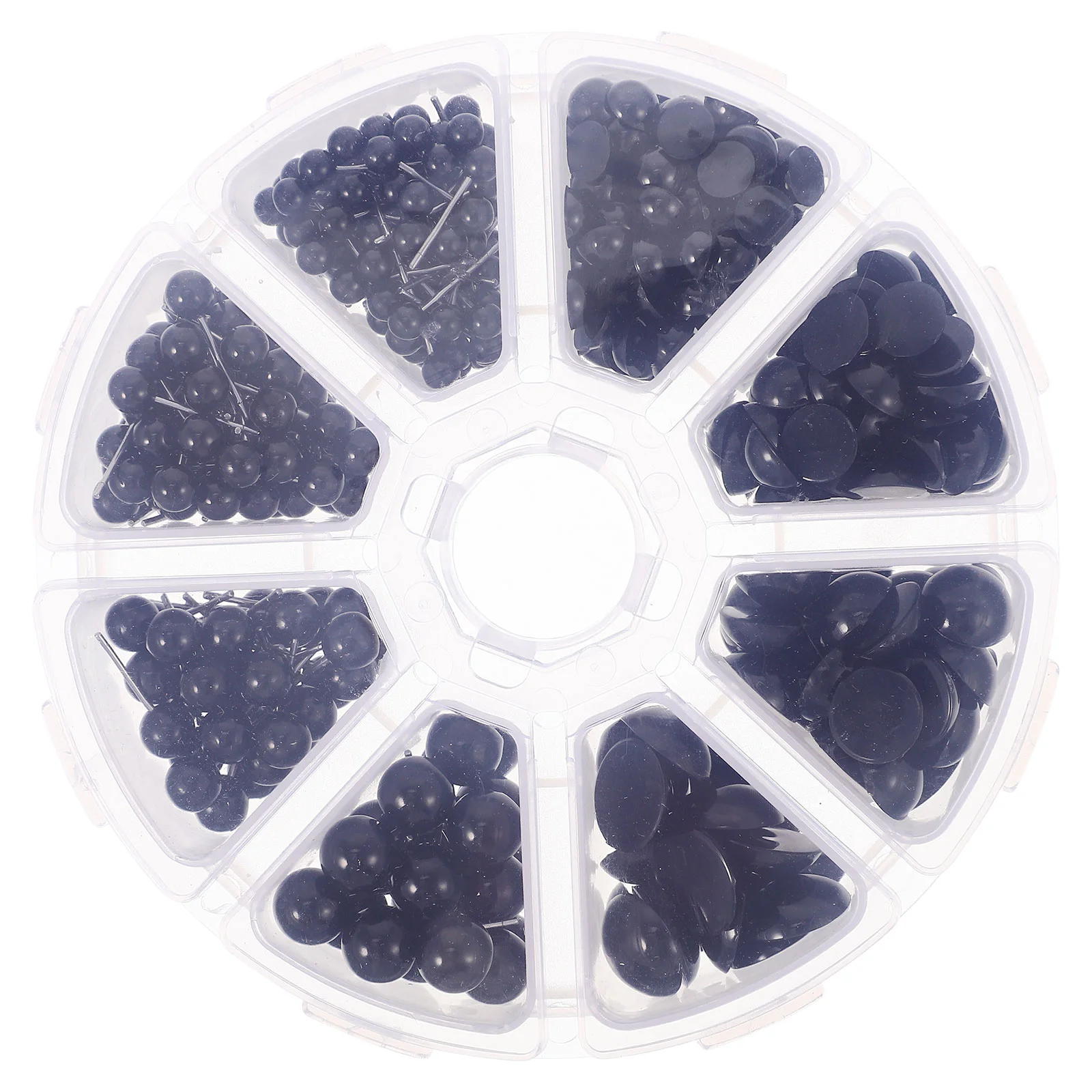 

410 Pcs Baby Black Eyes Stuffed Animal Crochet Plastic Animals Crystal Kawaii Safety